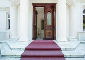 Custom Mahogany Wood Entry Doors Impact Resistant Front Doors Designs Jupiter FL