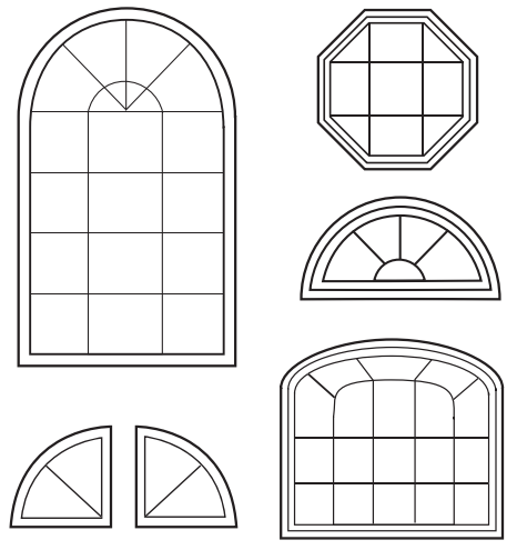 Geometric Shape Windows