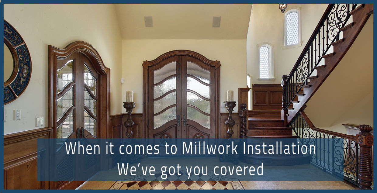 Millwork and Custom Mahogany Door Installation Contractor in Jupiter Palm Beach Stuart Vero Beach FL